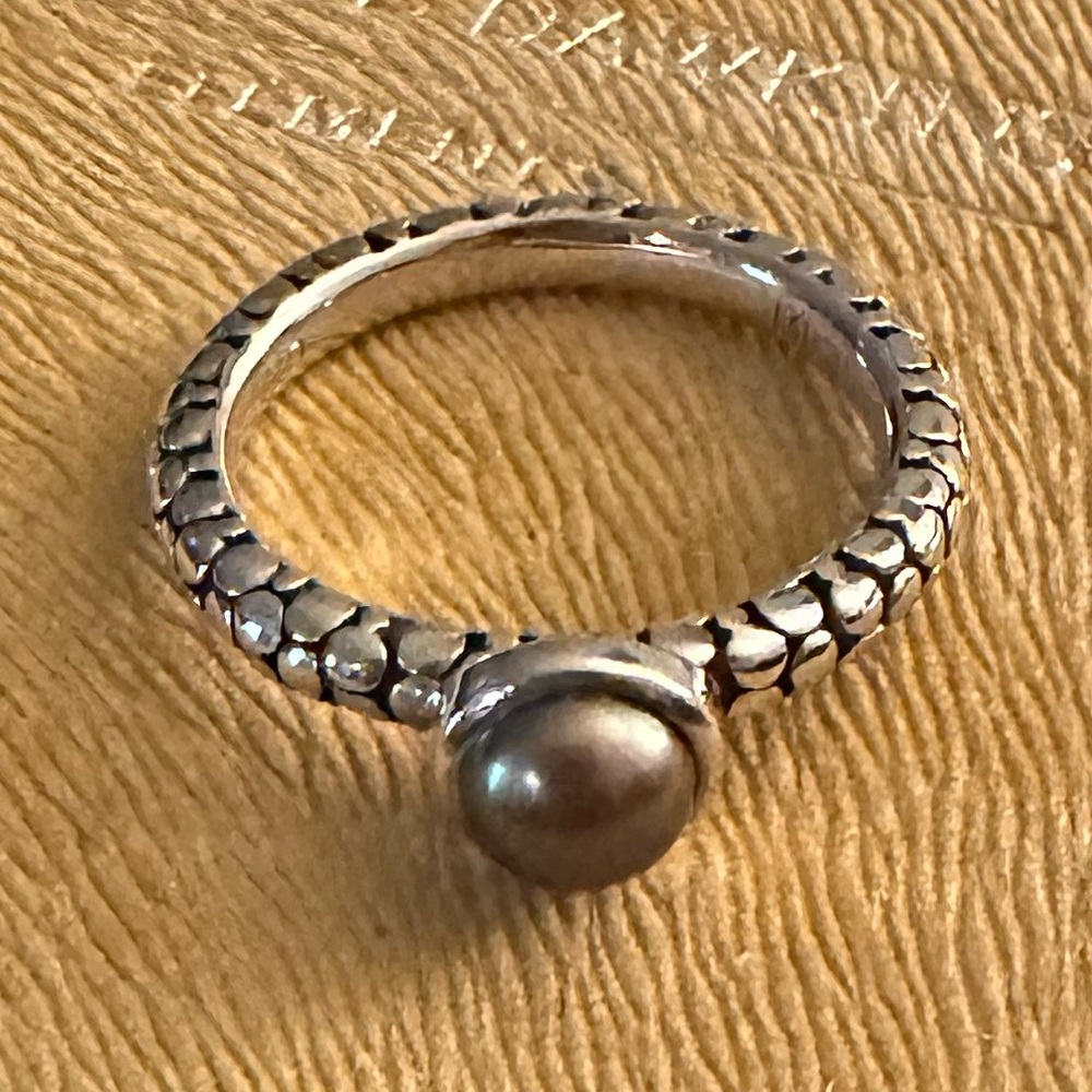 Michael Dawkins Pearl Ring | Sterling Silver